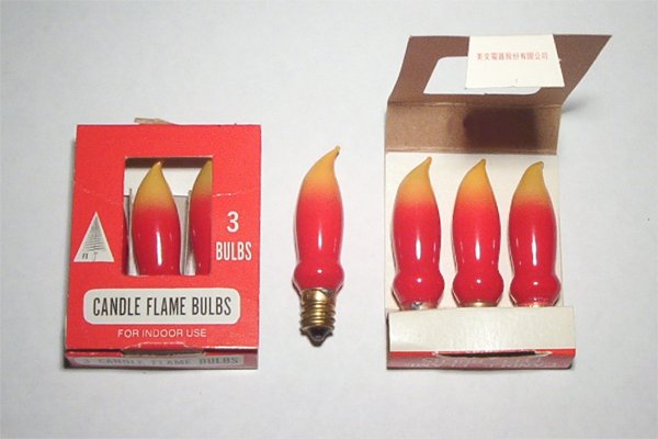 Candle flame bulbs
