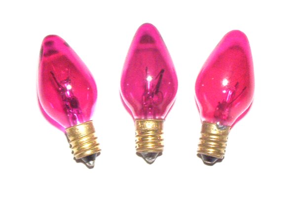 C7 pink flasher bulbs