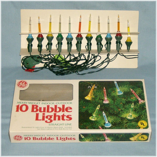 G.E. Bubble Light set.