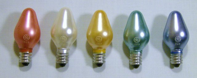 G.E. Satin Glo Bulbs